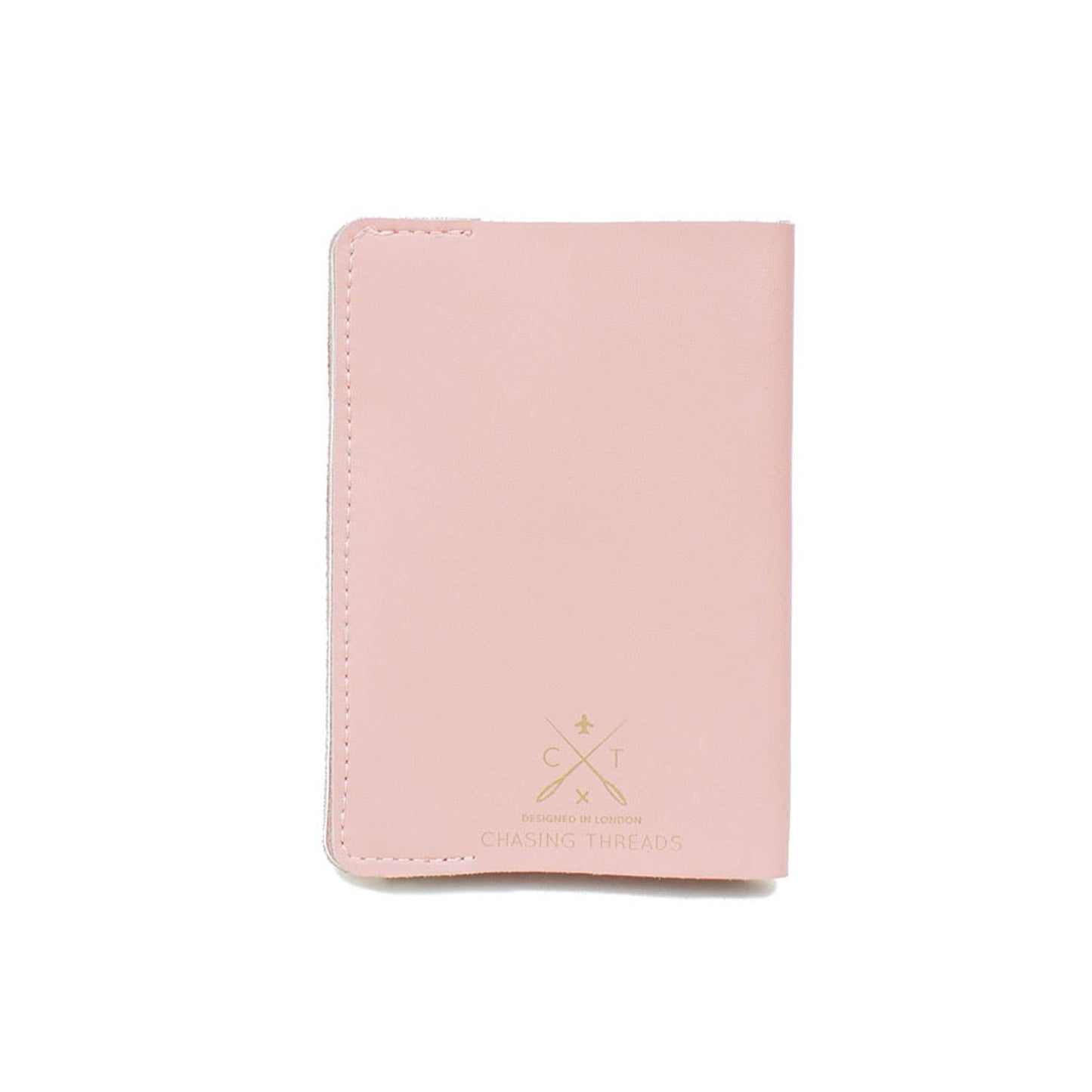 Stitch Where You've Been Passport Cover Kit - Pink Leather
