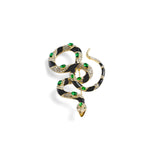 Bejewelled Snake Brooch