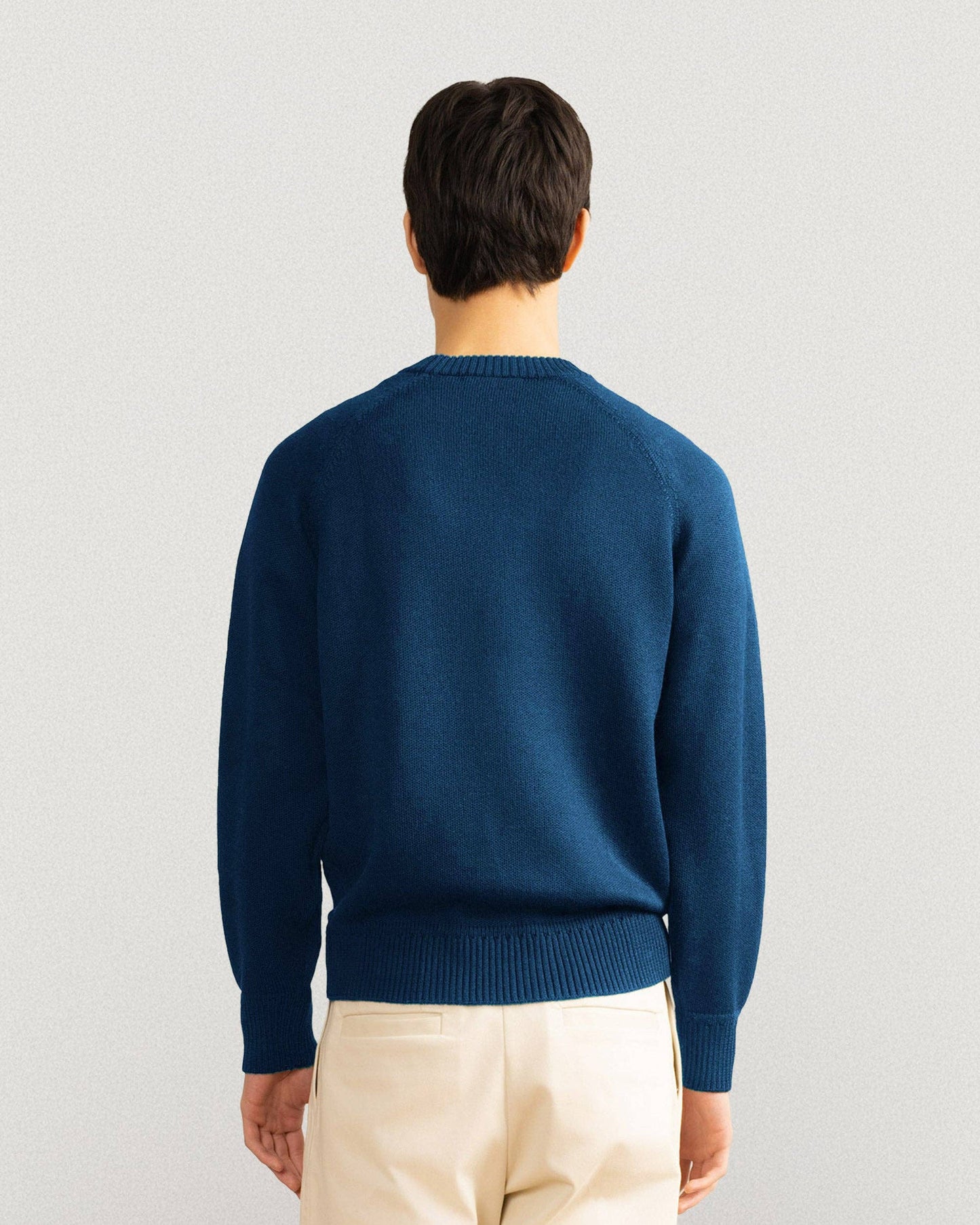Australian Merino Wool Top Marine Blue Smiley