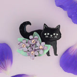 Black Cat Brooch