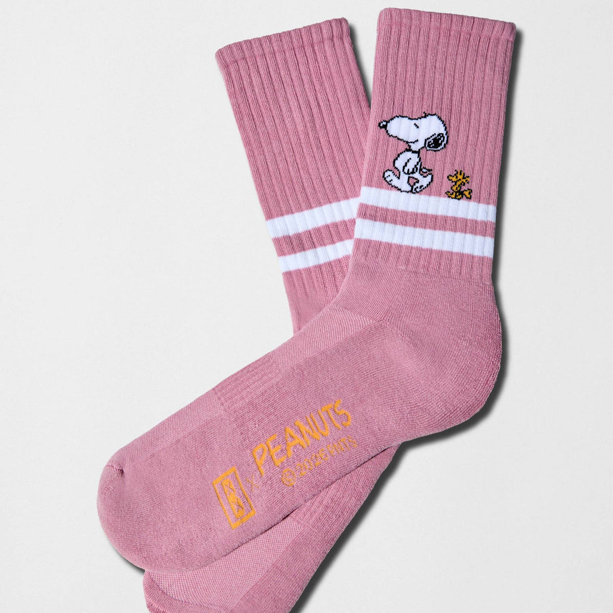 BeSnoopy Stripes Street Pink Socks