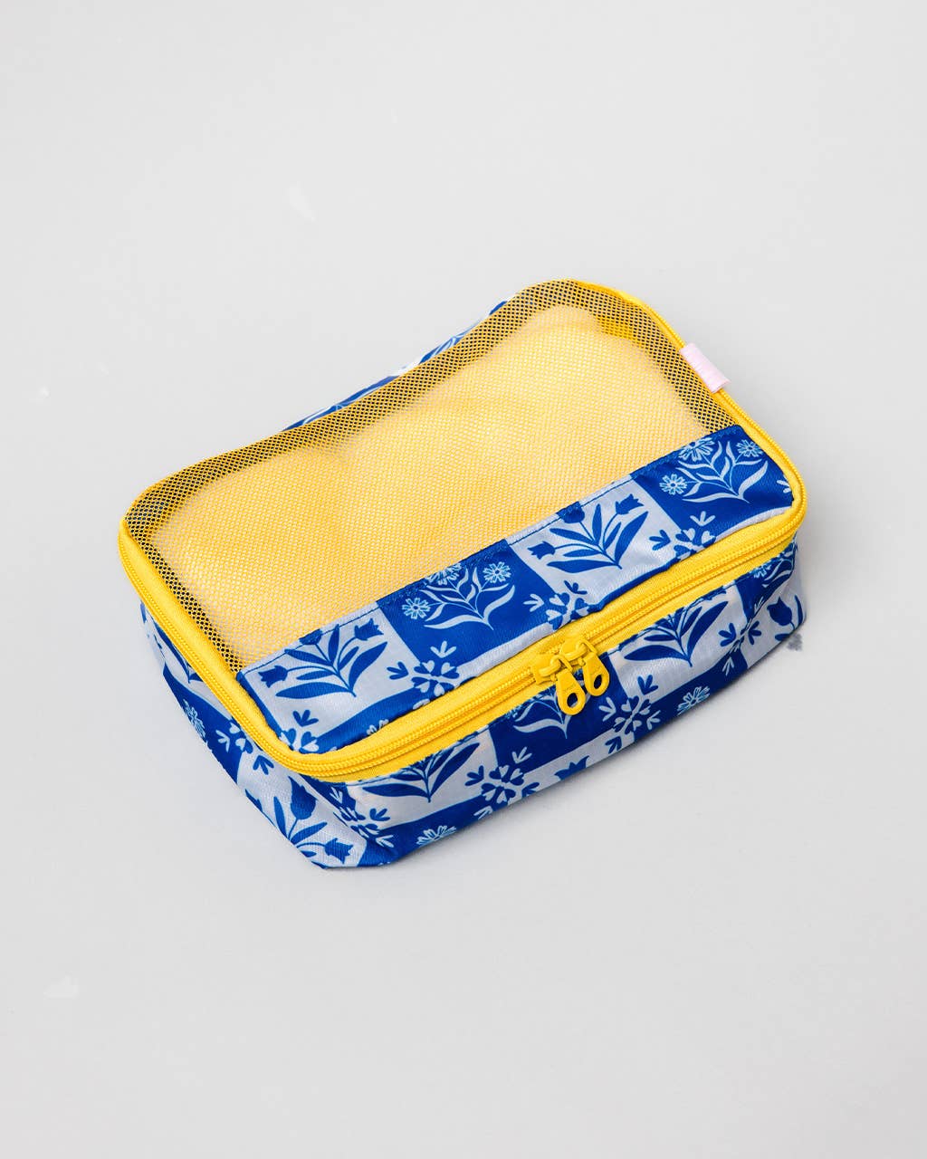 Blue Scandinavian Floral Packing Cube Set