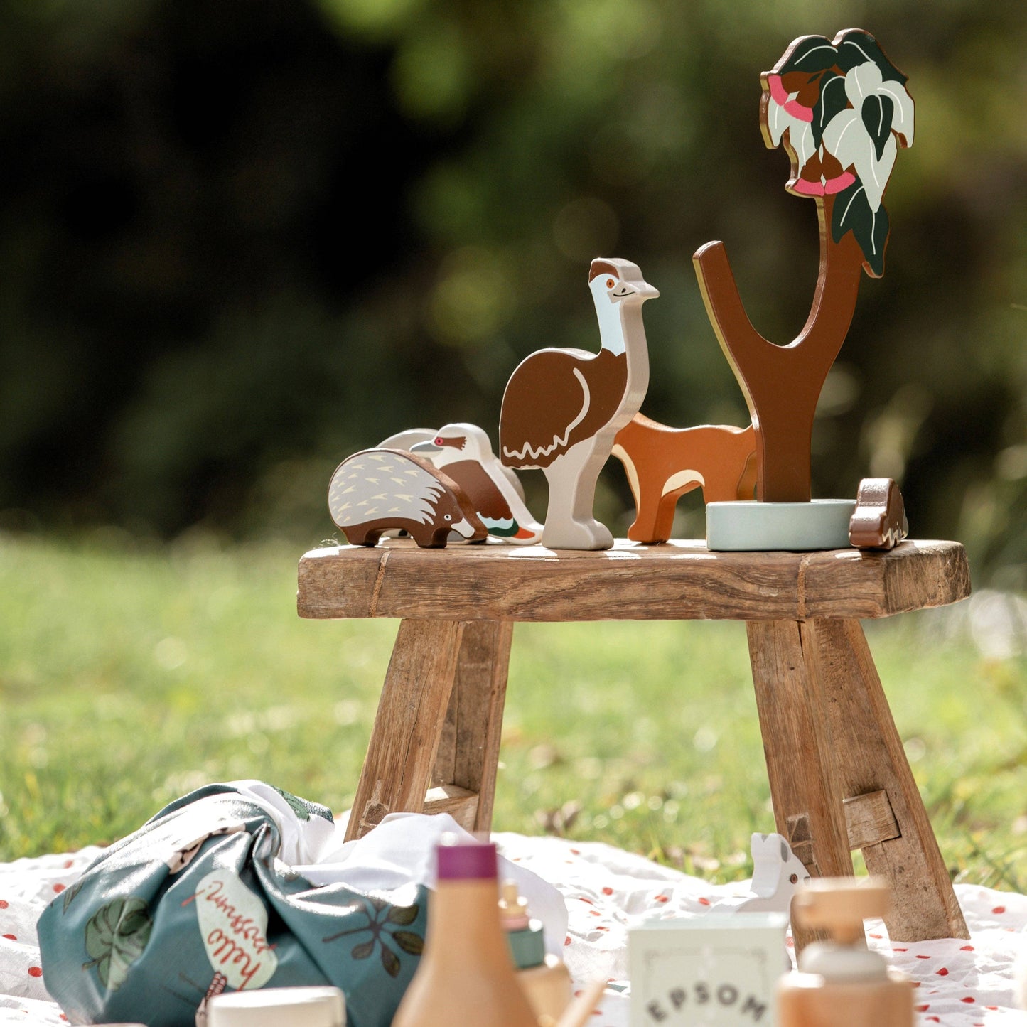 Wooden Aussie Animals Toy Set