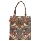 William Morris Strawberry Thief Red Tote Bag