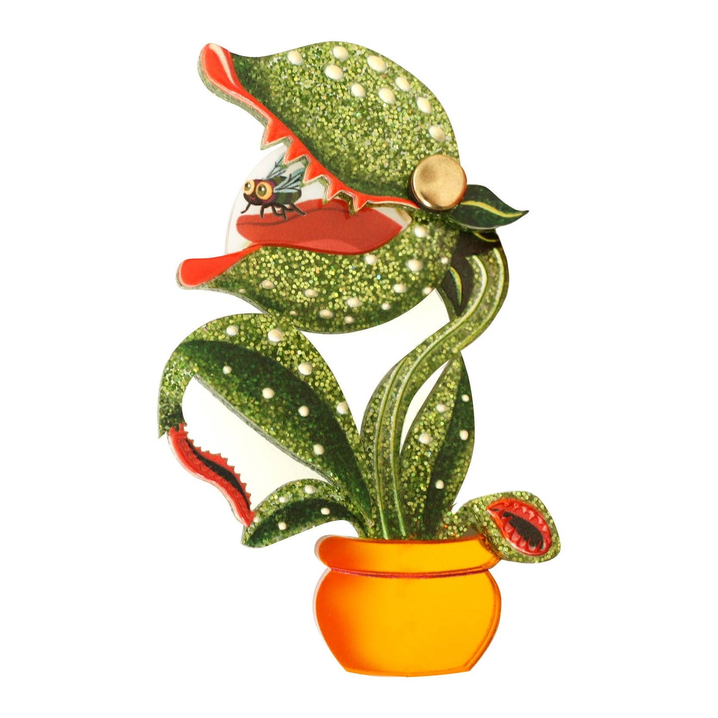 Carnivorous Plant Brooch