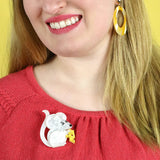 The Manhattan Mouse Brooch