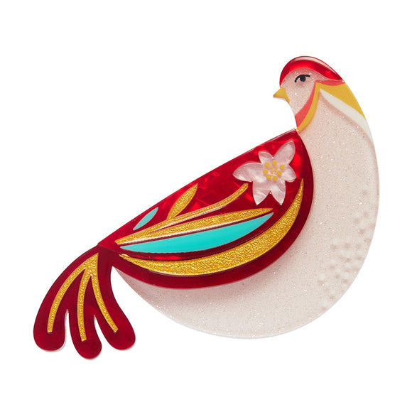 Partridge Perfection Brooch