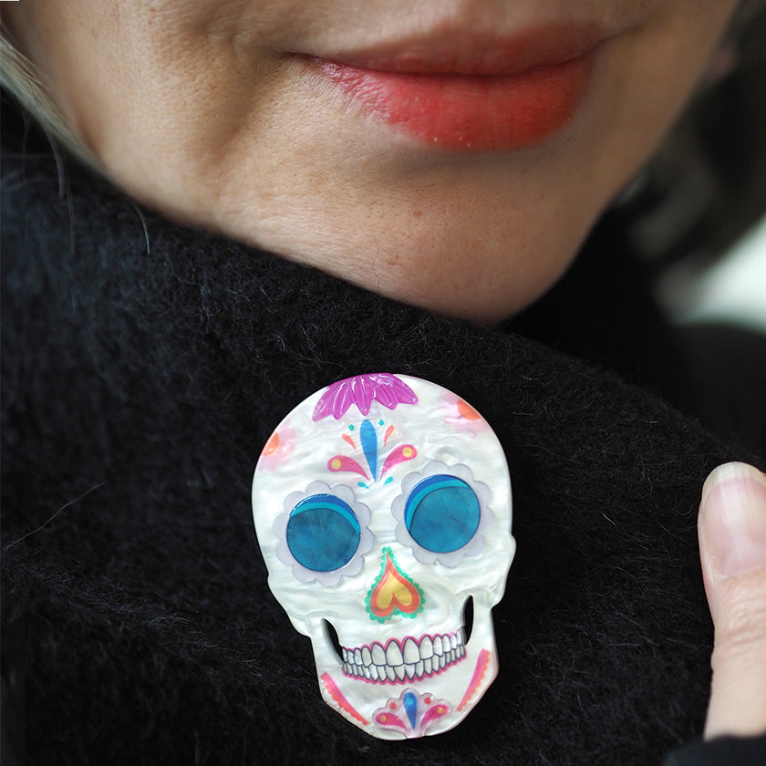 Dia De Los Muertos Brooch