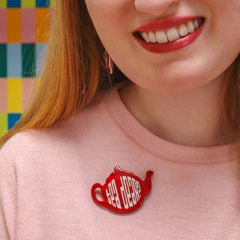 Tea Dear Brooch