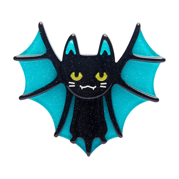 Bat Cat Brooch