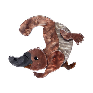 Puddles the Platypus Brooch