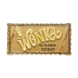 Golden Ticket Brooch