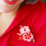 Halcyon Hibiscus Brooch