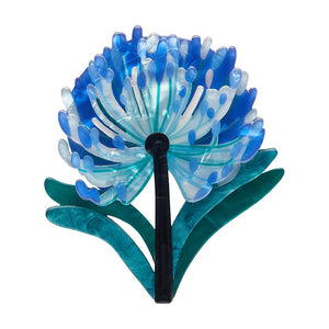 Abundant Agapanthus Brooch