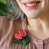 Timeless Tulips Brooch