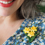 Delightful Daffodils Brooch