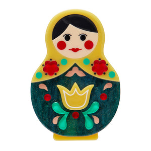 Matryoshka Memories Toy Brooch