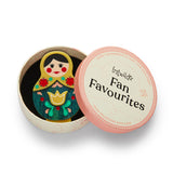 Matryoshka Memories Toy Brooch