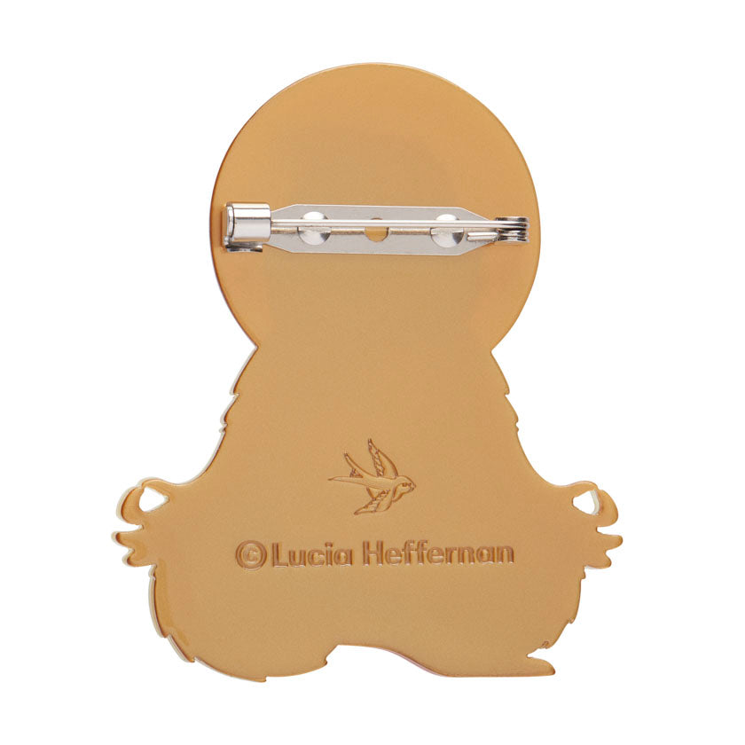The Yoga Chick Brooch