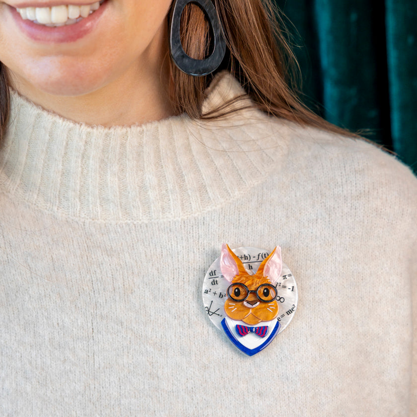 The Brightest Bunny Brooch
