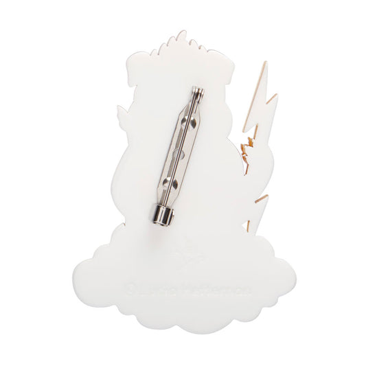 The Pious Pug Brooch