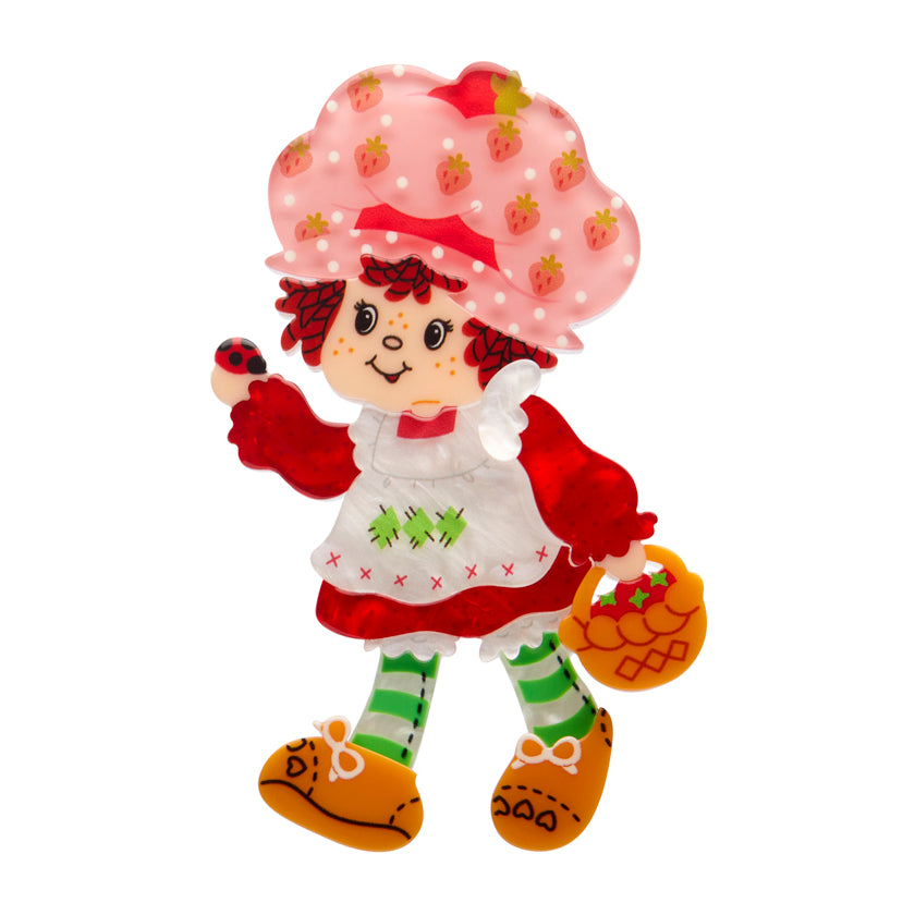 Strawberry Strolling Brooch