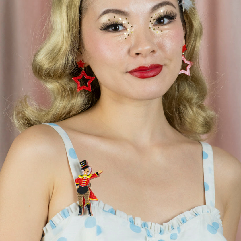 Roll Up! Roll Up! Brooch