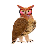 The Grand Great Horned Owl Brooch