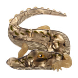 Crikey the Saltwater Crocodile Brooch