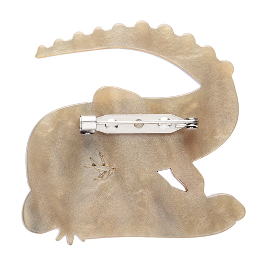 Crikey the Saltwater Crocodile Brooch