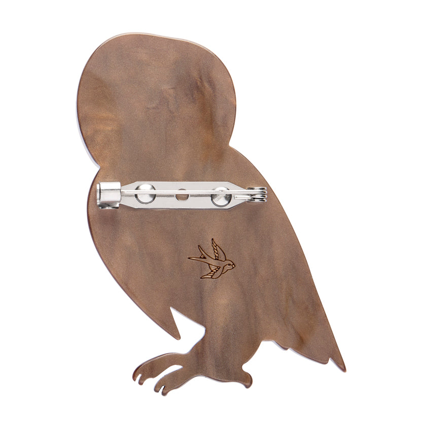 Maisie the Masked Owl Brooch