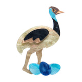 Elliot the Emu Brooch