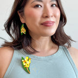 Golden Wattle Brooch