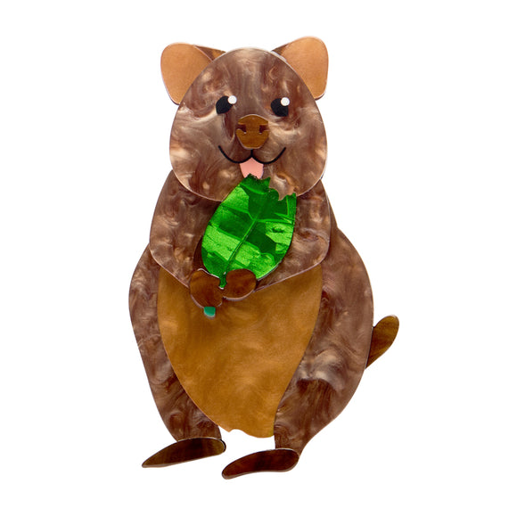 Quinn the Quokka Brooch