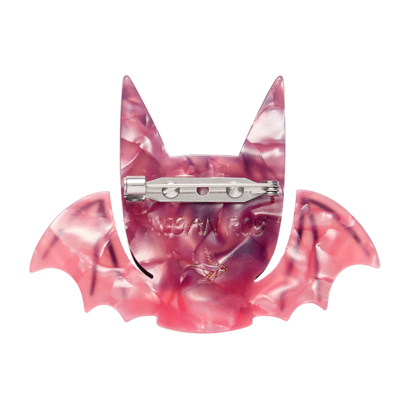 Winged Kitty Brooch
