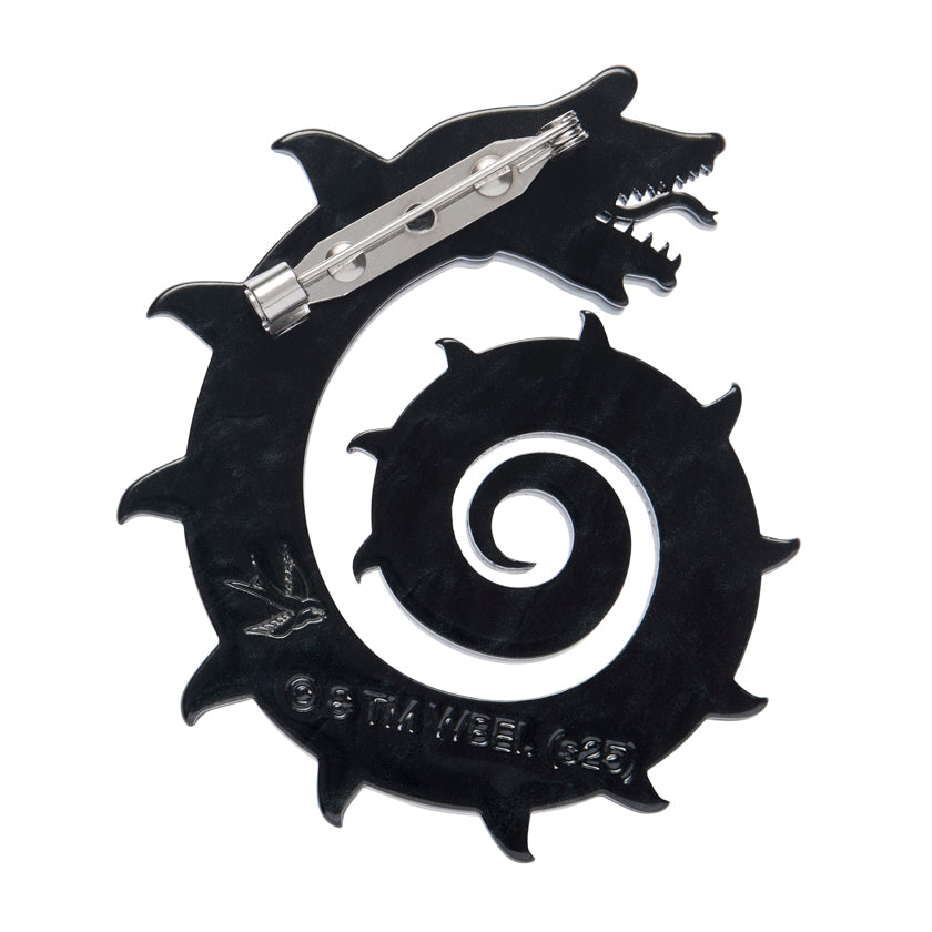 Sandworm Brooch