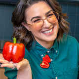 Capsicum Crush Brooch