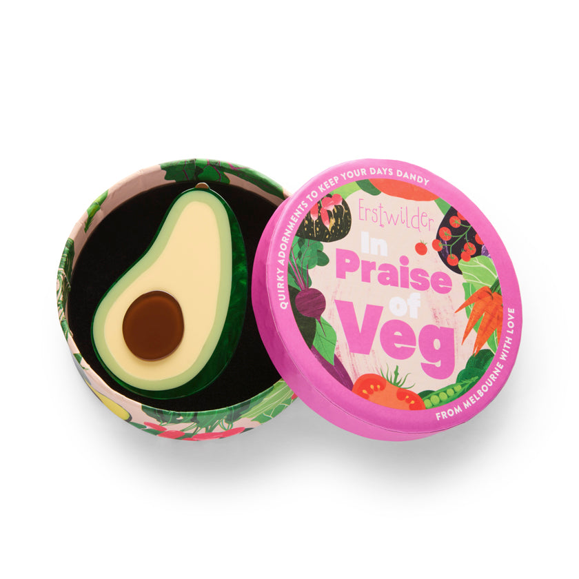 Avocado Affair Brooch