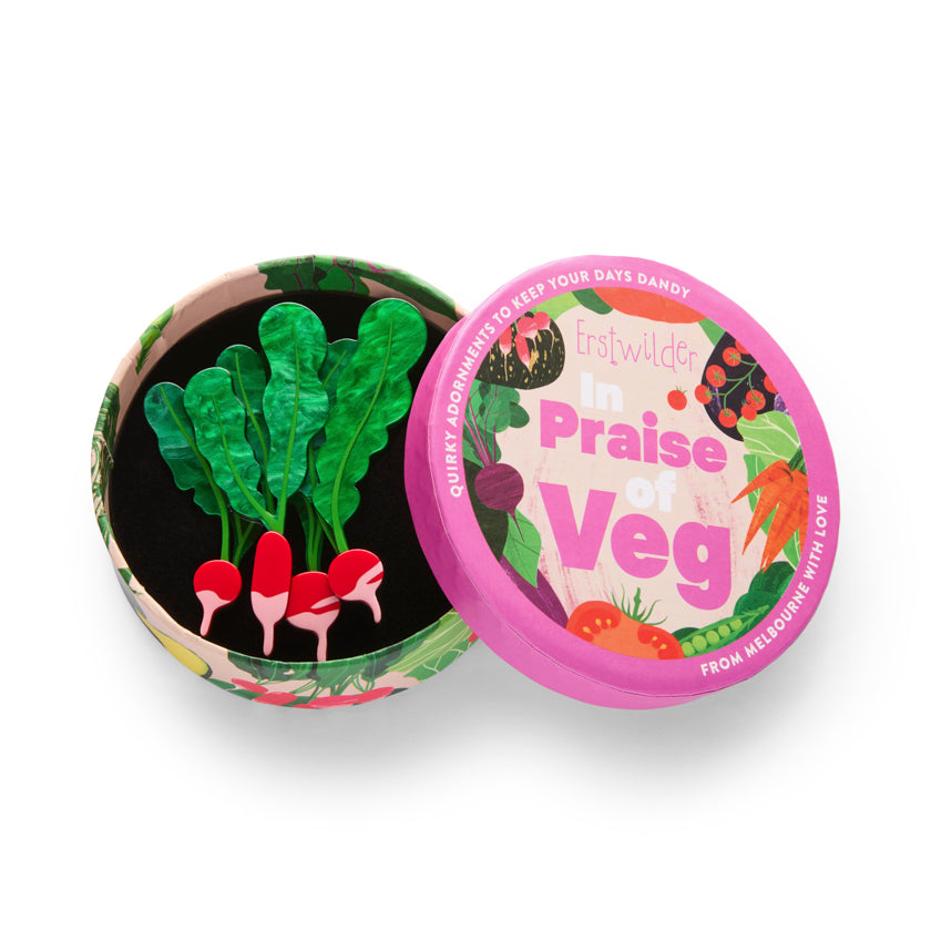 Radish Remedy Brooch