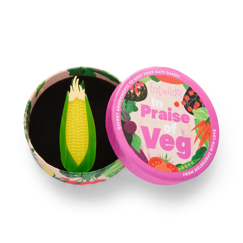 Corn to be Wild Brooch