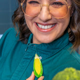 Corn to be Wild Brooch