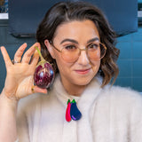 Eggplant Envy Brooch