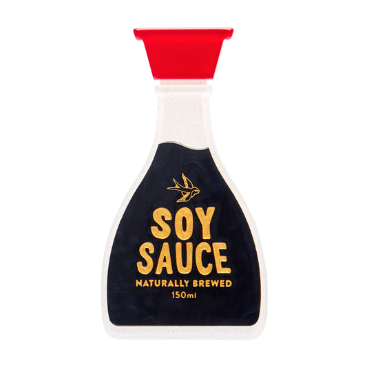 The Joy of Soy Brooch