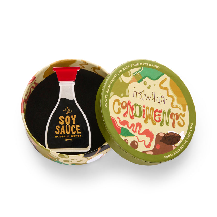 The Joy of Soy Brooch