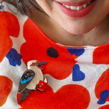 Kip the Kookaburra Brooch