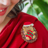 Hannah the Hedgehog Brooch