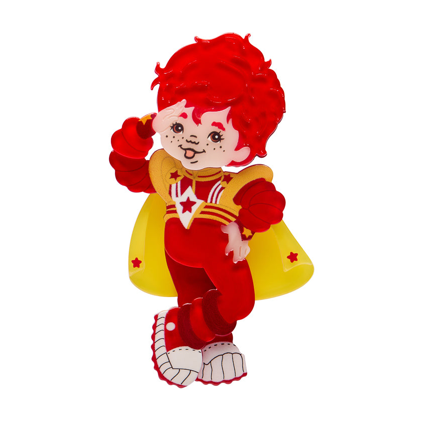 Red Butler Brooch