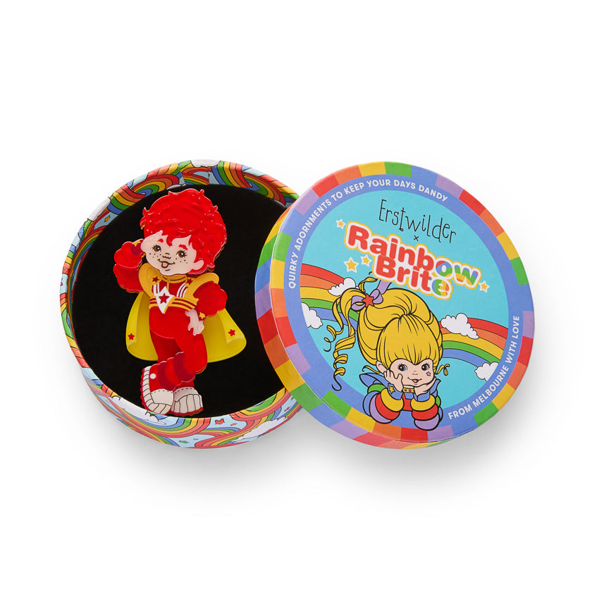 Red Butler Brooch