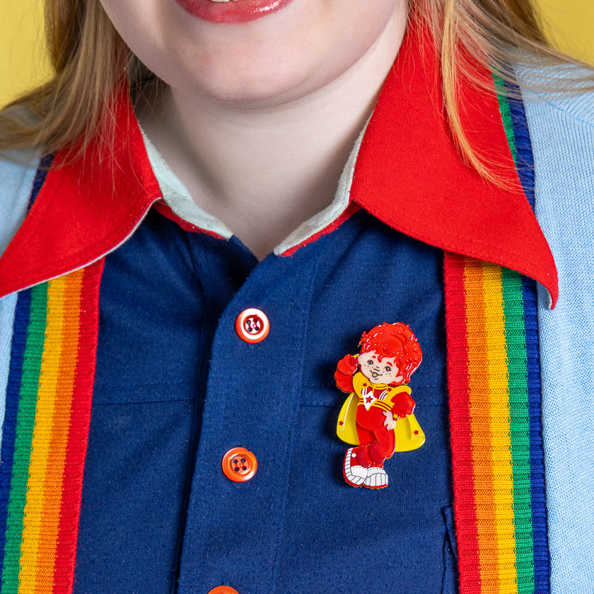 Red Butler Brooch