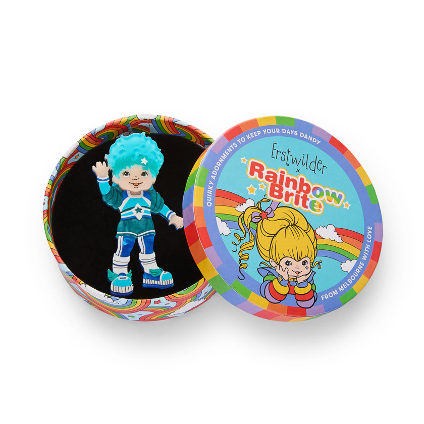 Buddy Blue Brooch